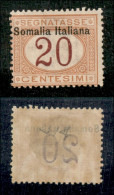 Colonie - Somalia - 1909 - 20 Cent (14b) Con Soprastampa A Sinistra - Gomma Originale (120) - Sonstige & Ohne Zuordnung