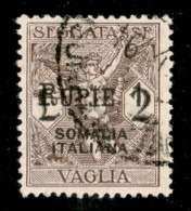 Colonie - Somalia - 1924 - 1 Rupia  Su 2 Lire Segnatasse Vaglia (5) Usato - Ben Centrato - Sonstige & Ohne Zuordnung