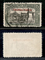 Colonie - Tripolitania - 1929 - 5 Lire Milizia (53) Usato (145) - Autres & Non Classés