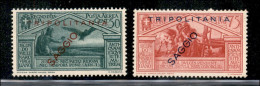 Colonie - Tripolitania - 1930 - Saggi - Virgilio - 25 Cent (80) + 75 Cent (83) - 2 Valori - Gomma Originale - Sonstige & Ohne Zuordnung