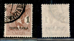 Colonie - Tripolitania - 1924 - 1 Lira (4) Usato (180) - Sonstige & Ohne Zuordnung