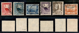 Occupazioni Straniere Delle Colonie - Somalia A.F.I.S. - 1950 - Pittorica (2 + 6 + 8/11) - 6 Valori Usati - Filigrana Le - Andere & Zonder Classificatie