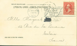 Union Station St Louis YT N°98 Washington CAD St Louis 1902 Flamme World's Fair St Louis 1903 Foire Mondiale - Briefe U. Dokumente