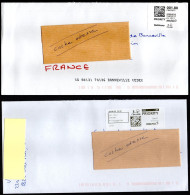 SUISSE SWISS POST 2 ENVELOPPE COVER LETTRE - Cartas & Documentos