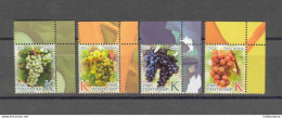 Label Transnistria 2023 Grape Varieties 4v**MNH Corner - Fantasy Labels