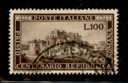 Repubblica - 1949 - 100 Lire Repubblica Romana (600) - Usato - Altri & Non Classificati