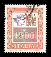 Repubblica - 1979 - 1500 Lire Alti Valori (1438) Con Falla Di Stampa (punto Bianco Su LL E IN) - Usato - Non Catalogato - Other & Unclassified