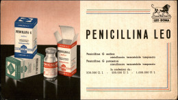 Repubblica - Penicillina Leo - Cartoncino Pubblicitario (assorbente) - Autres & Non Classés