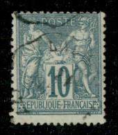 EUROPA - FRANCIA - 1876 - 10 Cent (60 - Secondo Tipo) Usato - Sonstige & Ohne Zuordnung