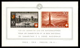 EUROPA - SVIZZERA - 1942 - Foglietto Pro Patria (Block 7) - Gomma Integra - Otros & Sin Clasificación