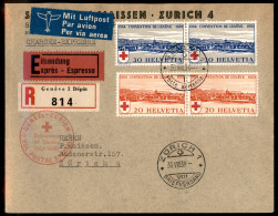 EUROPA - SVIZZERA - 1939 (30 Agosto) - Ginevra Zurigo - Volo Speciale - Otros & Sin Clasificación