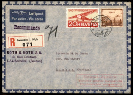 EUROPA - SVIZZERA - 1944 (13 Ottobre) - Ginevra Lisbona - Other & Unclassified