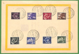 ZA1626 - VATICANO - FRANCOBOLLI Sassone # 1/08 Posta Aerea - Su FOGLIO  1939 - Poste Aérienne