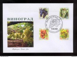 Label Transnistria 2023 Grape Varieties FDC - Viñetas De Fantasía