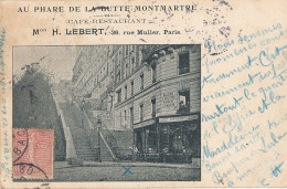 75 // PARIS XVIII Eme  AU PHARE DE LA BUTTE MONTMARTRE  Café Restaurant  ** - Arrondissement: 18