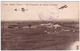 BRON - Vue D'ensemble Du Champ D'Aviation. - Bron