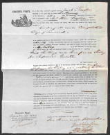 DOCUMENTI/VARIE - 1844 - Polizza Di Carico "Charter Party" Da Alessandria Del 27.12.44 - Autres & Non Classés
