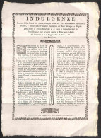 DOCUMENTI/VARIE - Indulgenze - Firenze 1801 - Papa Pio VII - Breve Spedito In Roma Sotto L'anello Del Pescatore Il Dì 2  - Altri & Non Classificati