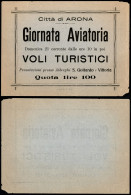DOCUMENTI/VARIE - 1920/1930 - Arona - Giornata Aviatoria - Volantino Di Propaganda - Andere & Zonder Classificatie