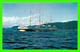 FERRY " M. V, CHARLEVOIX " - TRAVEL IN 1970 - LES AGENCES KENT ENR, - - Ferries