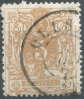 Belgique COB N°28 - Cachet (ambulant) OUEST ? - (F921) - Bahnpoststempel