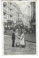 Carte Postale : Les Petits Métiers Parisiens .  La Marchande De Poisson - Petits Métiers à Paris