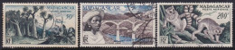 Madagascar   .  Y&T   .    PA  75/77     .      O     .     Oblitéré - Oblitérés