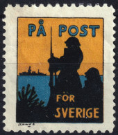 SWEDEN - 1939-45 Vignette Pour Les Militaires " På Post För Sverige " (En Poste Pour La Suède) - Sans Gomme / No Gum - Militares