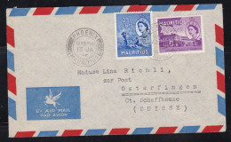 Mauritius - 1956 Airmail Cover Phoenix To Switzerland - Mauricio (...-1967)