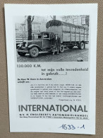 INTERNATIONAL TRUCKS - 15 X 10 Cm. (REPRO PHOTO ! Zie Beschrijving, Voir Description, See Description) ! - Automobile