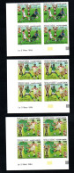 1994- Tunisia- Imperforated Block Of 4 Stamps- 19th African Nations Soccer Cup- Football- Compl.set 4v.MNH**Dated Corner - Coppa Delle Nazioni Africane