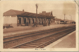 11040 CPA Ham - La Gare - Ham