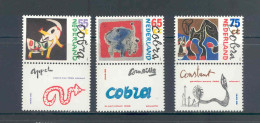 Netherlands 1988 Modern Art COBRA NVPH 1408/10 Yvert 1317/19 MNH ** - Unused Stamps
