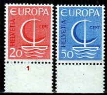 Switzerland / Helvetia / Schweiz / Suisse 1966 ⁕ Europa Cept Mi.843-844 ⁕ 2v MNH - Nuovi