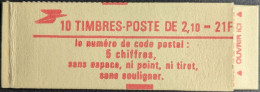 Aristo 2319 C2 Conf. 9 Date 4/ 25.3.84 & RE Repère électronique Carnet Liberté 2.10F Rouge - Modernes : 1959-...