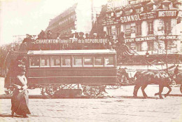 Reproduction CPA - 75 Paris - Compagnie Générale Des Omnibus - Tramway à Chevaux - RATP - CPM - Carte Neuve - Voir Scans - Unclassified