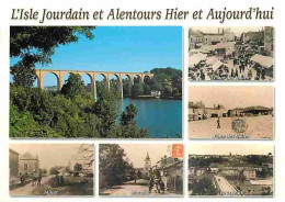 86 - L'Isle-Jourdain - Hier Et Aujourd'hui - Multivues - Flamme Postale - CPM - Voir Scans Recto-Verso - L'Isle Jourdain