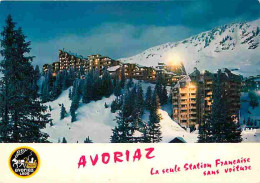 74 - Avoriaz - Vue Générale - Hiver - Neige - Blasons - Flamme Postale - CPM - Voir Scans Recto-Verso - Avoriaz