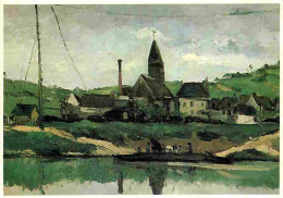 Art - Peinture - Paul Cézanne - Le Bac à Bonnières - CPM - Voir Scans Recto-Verso - Malerei & Gemälde