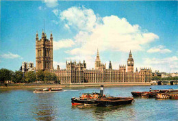 Angleterre - London - Houses Of Parliament - On The Bank Of The Thames At Westminster - Bateaux - London - England - Roy - Houses Of Parliament