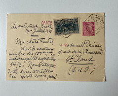 !!! FRANCE, ENTIER POSTAL MERCURE 1939 ET COMPLÉMENT - Kaartbrieven