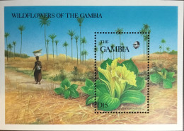 Gambia 1987 Flowers Of Abuko Minisheet MNH - Other & Unclassified