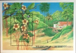 Gambia 1987 Flowers Of Abuko Minisheet MNH - Otros & Sin Clasificación