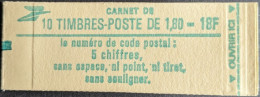 2375 C1 Conf. 6 Date 4/ 1.8.85 Carnet Liberté 1.80F Vert - Modern : 1959-...