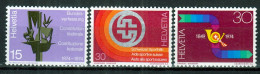 Switzerland / Helvetia / Schweiz / Suisse 1974 ⁕ Annual Events Mi.1039-1041 ⁕ 3v MNH - Nuovi