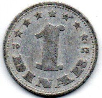 1 Dinar 1953 - Jugoslawien