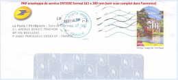 Entier FRANCE - PAP Enveloppe Service Phil@poste Obl. 2008 - Nouvelle Marianne étoiles - TVP Parc Vallée Aux Loups - PAP : Su Commissione Privata TSC E Sovrastampe Semi-ufficiali