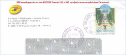 Entier FRANCE - PAP Enveloppe Service Phil@poste Oblitéré 2008 - Du Neuf - TVP Jardin Des Tuileries - Prêts-à-poster:Stamped On Demand & Semi-official Overprinting (1995-...)