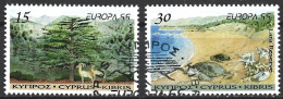 Cyprus 1999. Scott #933-4 (U) Europa, Natl. Park And Nature Preserves  (Complete Set) - Usados