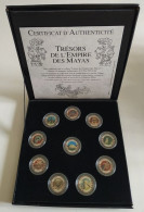 COFFRET TRESORS DE L'EMPIRE DES MAYAS - 10 MONNAIES DE 1 PESO MEXICAIN - México